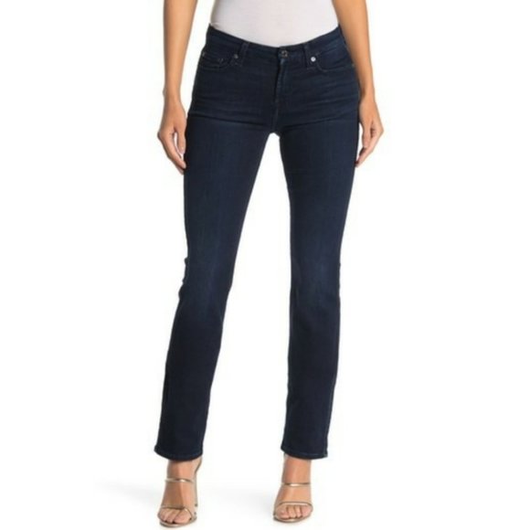 7 for All Mankind Kimmie Straight Leg Jeans sz 29 - Picture 1 of 13